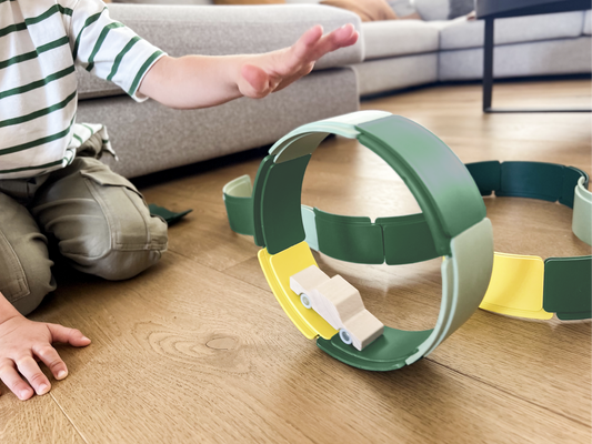 Arches Creator Set von waytoplay mit 36 Bögen aus recyceltem Kunststoff – Auto -Nohna