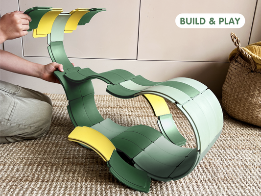 Arches Builder Set von waytoplay mit 54 Bögen aus recyceltem Kunststoff – Build & Play - Nohna