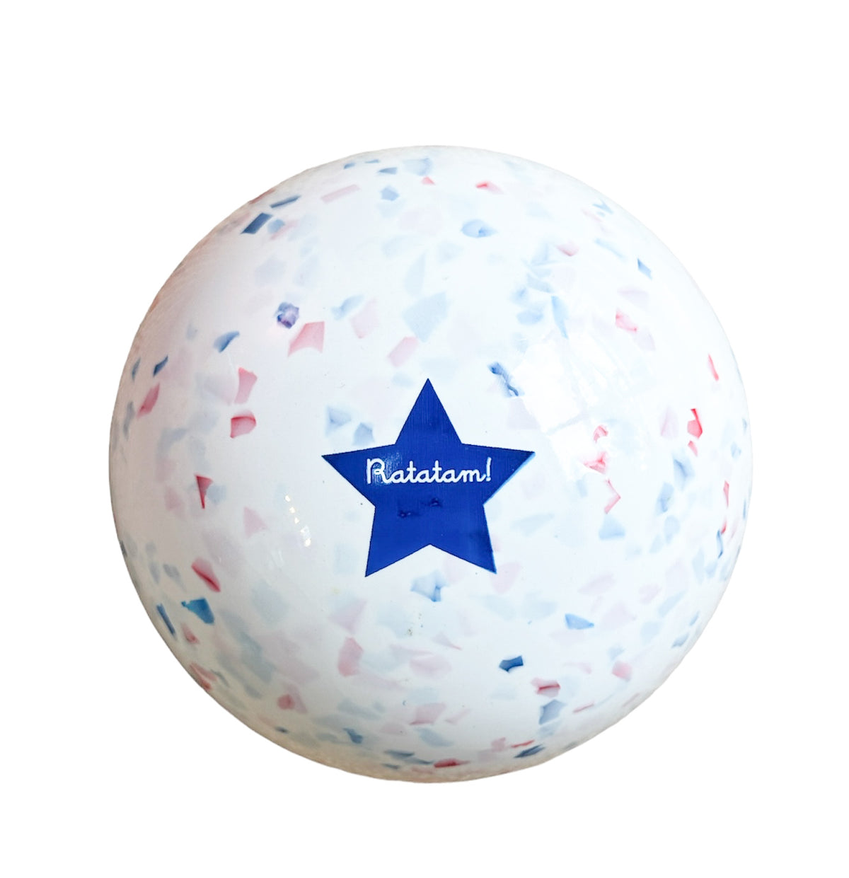 Konfettiball in Blau von Ratatam – handgefertigt aus recyceltem PVC, Nohna