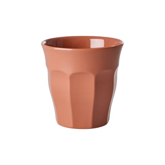 Becher einfarbig von RICE by RICE in Terracotta – Nohna
