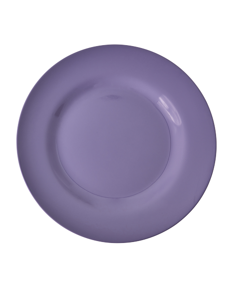 Teller einfarbig von RICE by RICE in Lila – Nohna