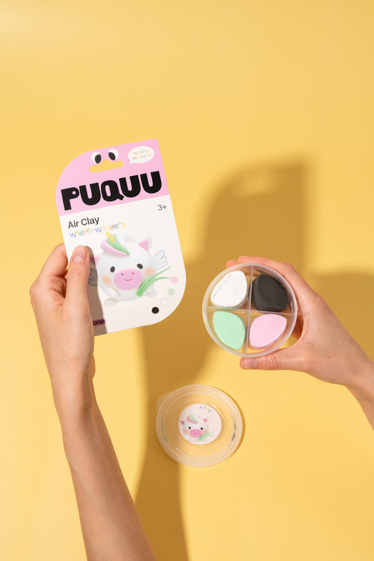 Air Clay Lufttrocknende Knete von puquu in 5 Motiven – Horse - CE zertifiziert, Nohna
