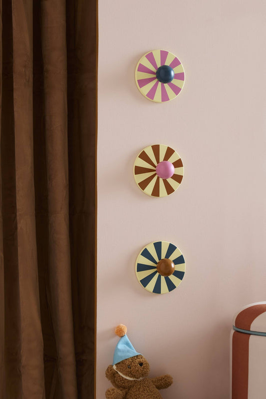 Wandhaken Zirkus 3er-Set von Kids Concept – Nohna