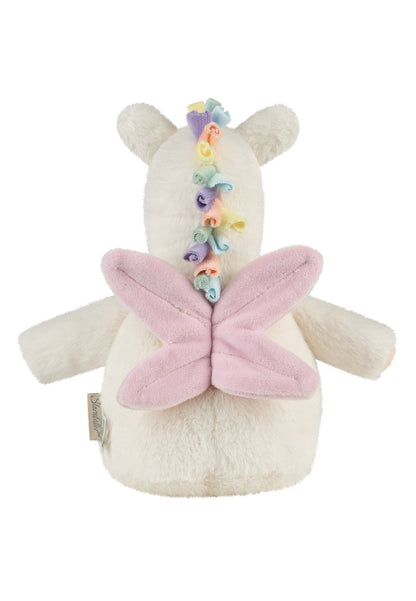 Kuscheltier Einhorn Elli in Weiß/Rosa von Sterntaler - Rückansicht – Nohna