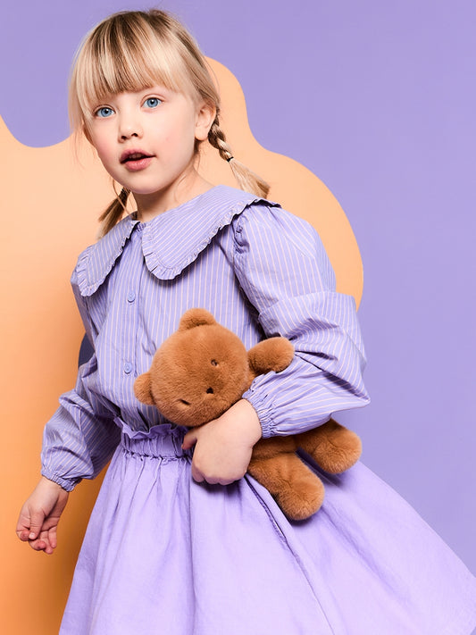 Kuscheltier Bobo Bär in Braun von Bon Ton Toys – 23 cm, recycelter Plüsch, Mädchen - Nohna