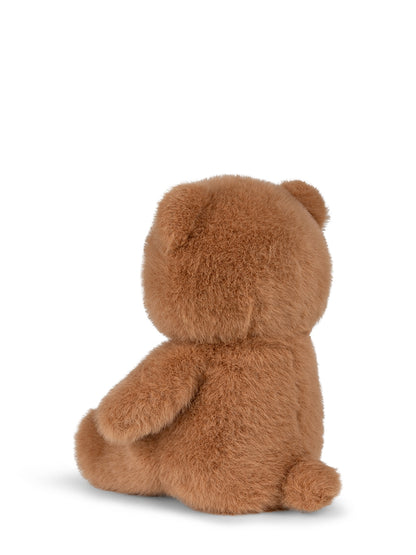 Kuscheltier Bobo Bär in Braun von Bon Ton Toys – 23 cm, recycelter Plüsch, Rückansicht - Nohna