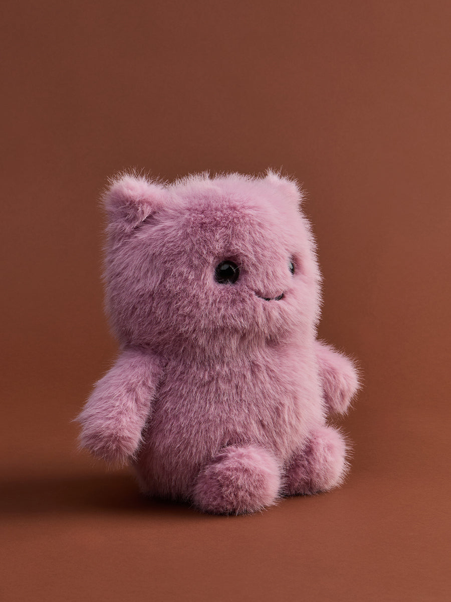 Kuscheltier Glimpy in Lila von Bon Ton Toys – 25 cm, recycelter Plüsch, Nohna