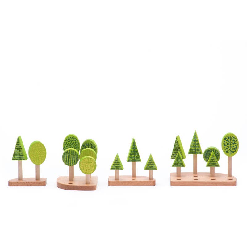 Central Park Puzzle mit Bäumen von Bajo – 22 Holzelemente - Bäume - Nohna