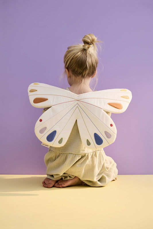Schmetterlingskostüm in Weiß von Kids Concept – Nohna
