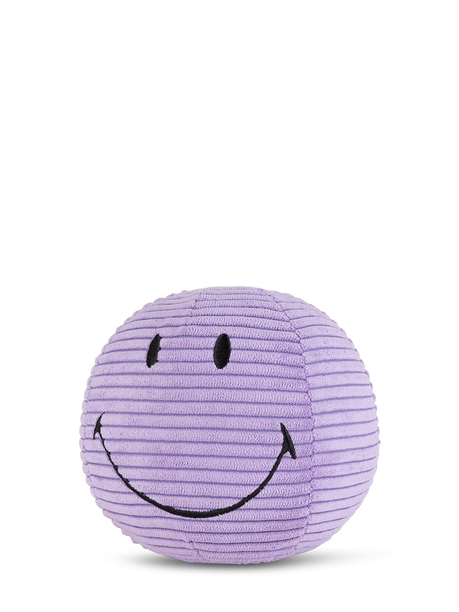 Smiley Kuscheltier Cord in Dunkelviolett von Bon Ton Toys – 13 cm, recycelter Plüsch, Seitenansicht, Nohna