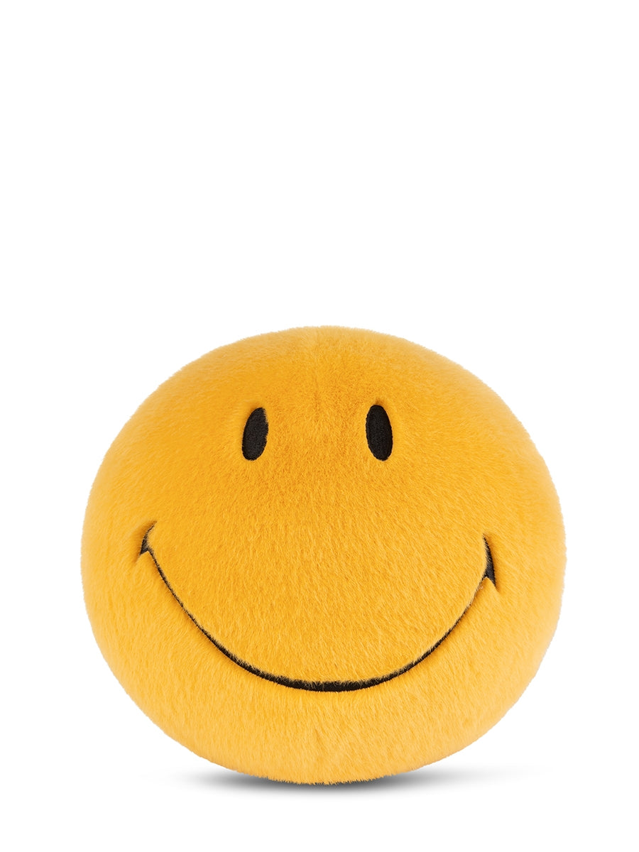 Smiley Kuscheltier Fuzzy in Gelb von Bon Ton Toys – 23 cm, recycelter Plüsch, Nohna