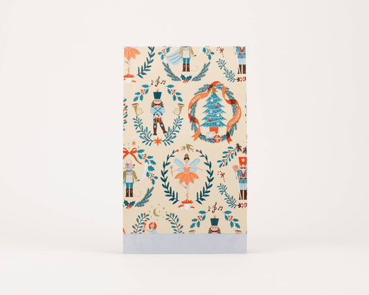 Flachbeutel Nussknacker Klein in Beige von Liebevoll verpackt – Weihnachten, Detailansicht, Nohna