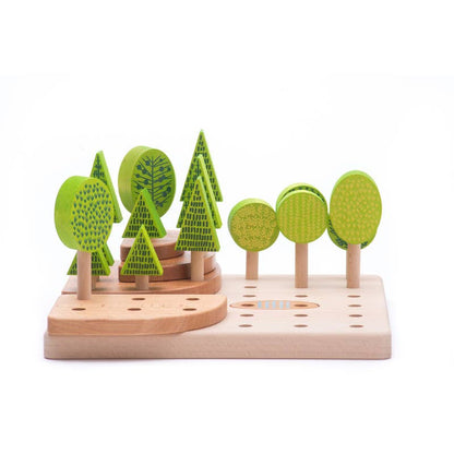 Central Park Puzzle mit Bäumen von Bajo – Nohna