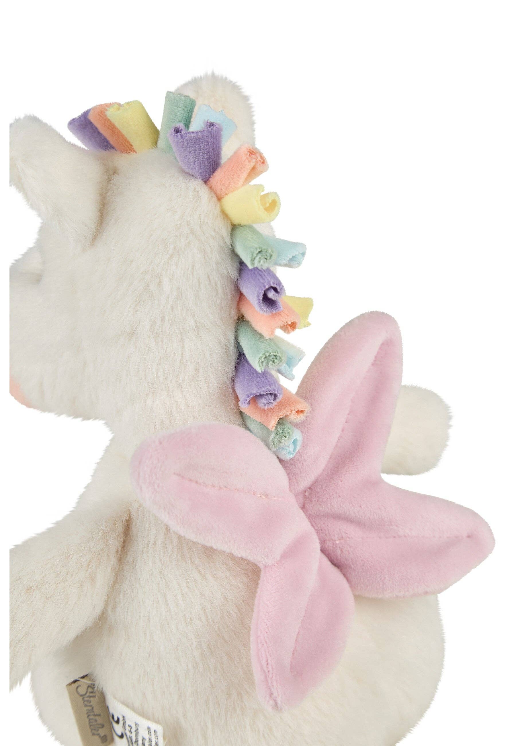 Kuscheltier Einhorn Elli in Weiß/Rosa von Sterntaler – Detailansicht - Nohna