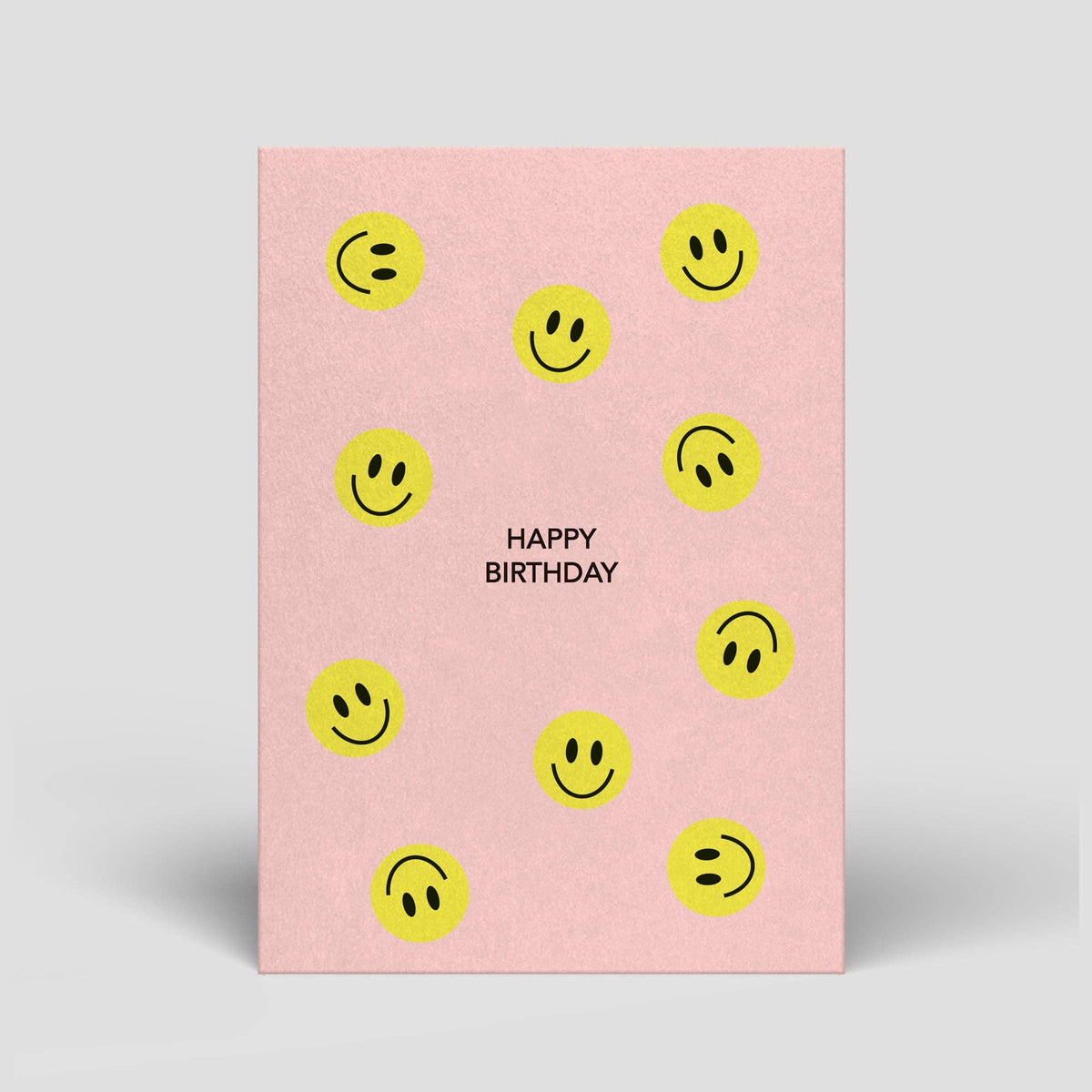 Postkarte Geburtstag Smileys von Naturbedacht – FSC-zertifiziert, Vorderseite, Nohna