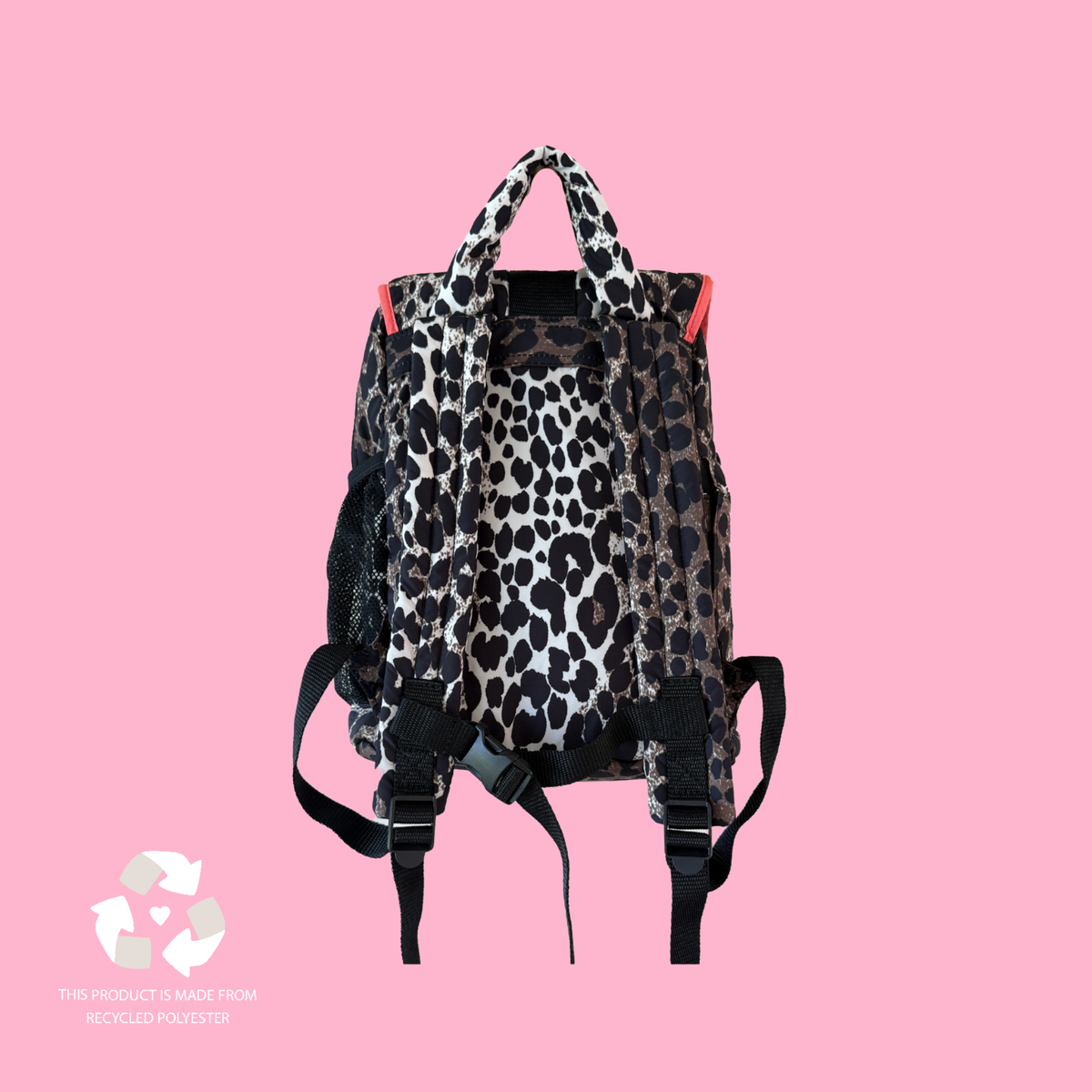 Kinder Rucksack Savannah von Wildride aus recyceltem Material – Rückansicht - Nohna