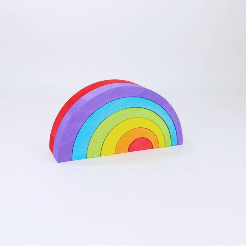 Holz Regenbogen Klein mit 6 Bögen von Bajo – Bunt, Nohna