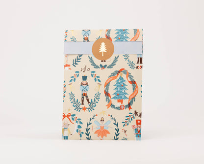 Flachbeutel Nussknacker Klein in Beige von Liebevoll verpackt – Weihnachten, Nohna