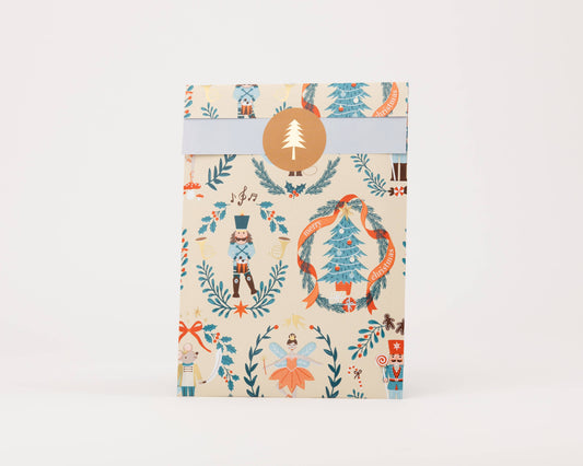 Flachbeutel Nussknacker Klein in Beige von Liebevoll verpackt – Weihnachten, Nohna