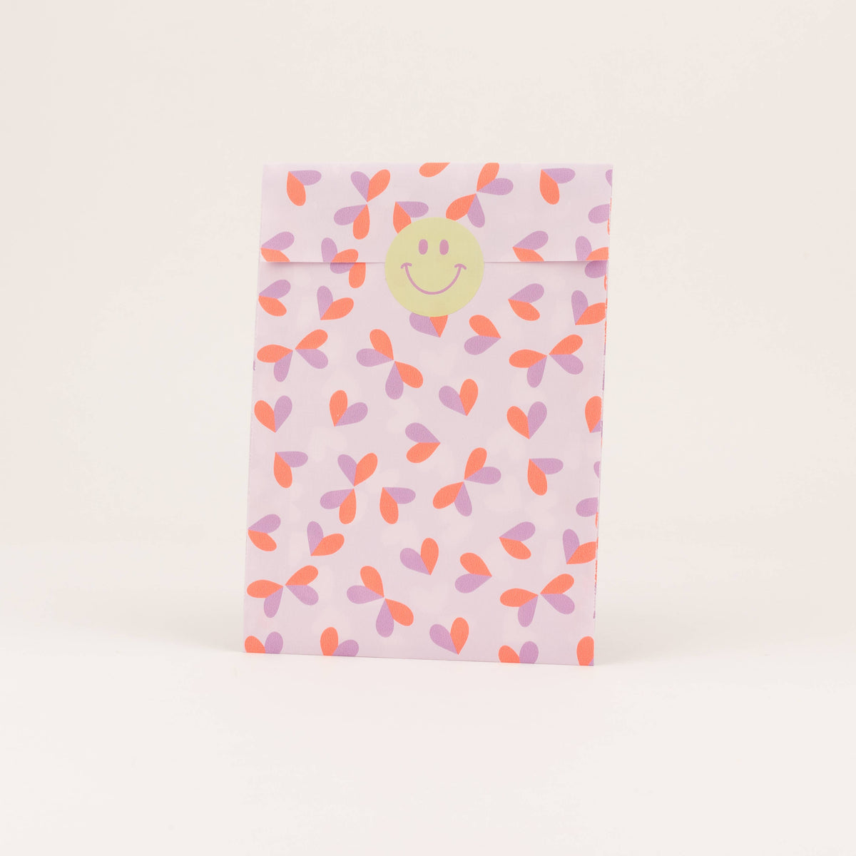 Flachbeutel Butterfly Hearts Mini in Flieder von Liebevoll verpackt – Nohna