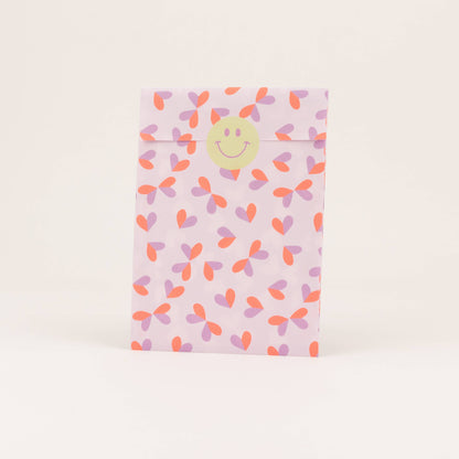 Flachbeutel Butterfly Hearts Mini in Flieder von Liebevoll verpackt – Nohna