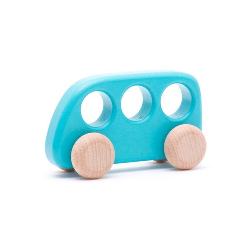 Holzbus von Bajo in Hellblau & Hellblau – Nohna