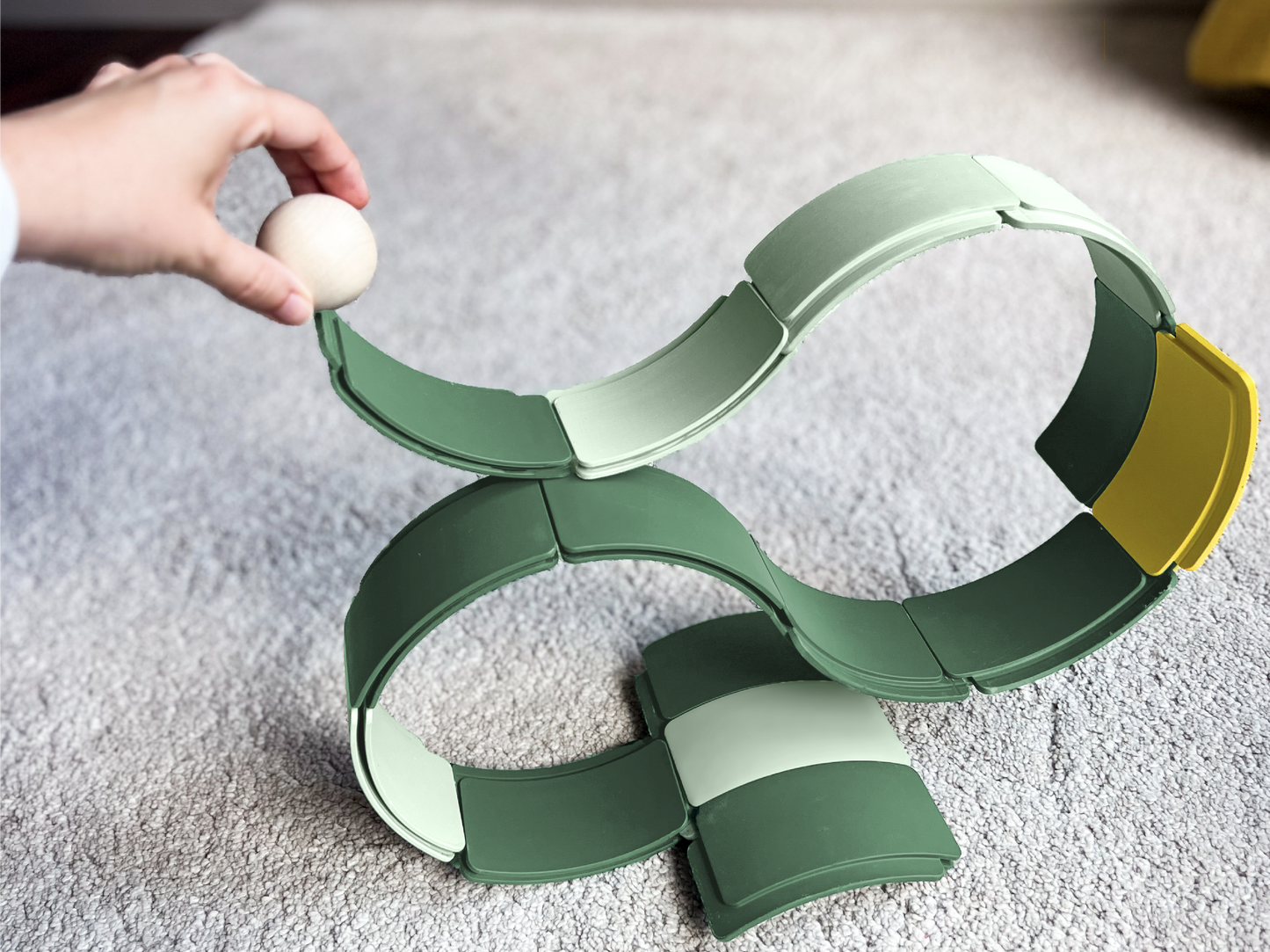 Arches Starter Set von waytoplay – Bauspielzeug aus recyceltem Kunststoff- Ball - Nohna