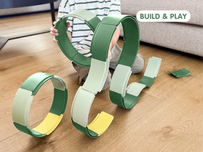 Arches Creator Set von waytoplay mit 36 Bögen aus recyceltem Kunststoff – Build & Play -Nohna