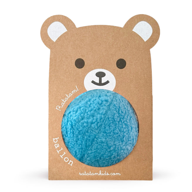 Baby Plüschball 12 cm von Ratatam in Blau – Nohna