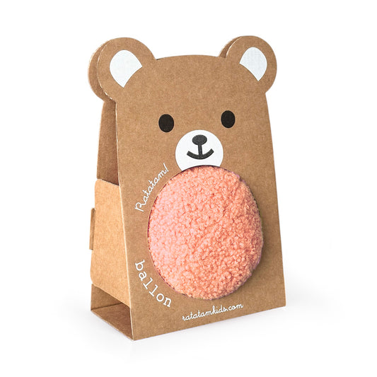 Baby Plüschball 12 cm von Ratatam in Rosa Pfirsich – Nohna