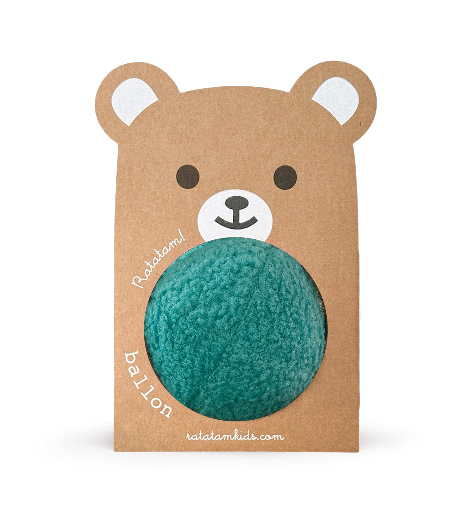Baby Plüschball 12 cm von Ratatam in Blaugrün – Nohna