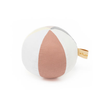 Baby Stoffball 10 cm von Ratatam in zartem Rosa – Nohna
