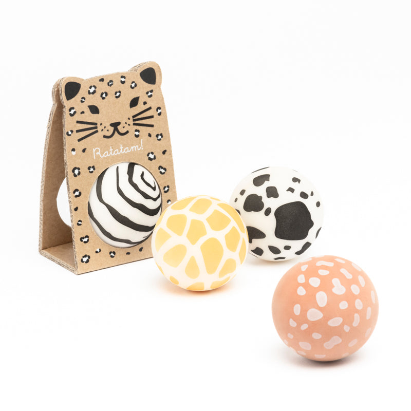 Flummi Tier von Ratatam in Kuh & Giraffe Design – Nohna