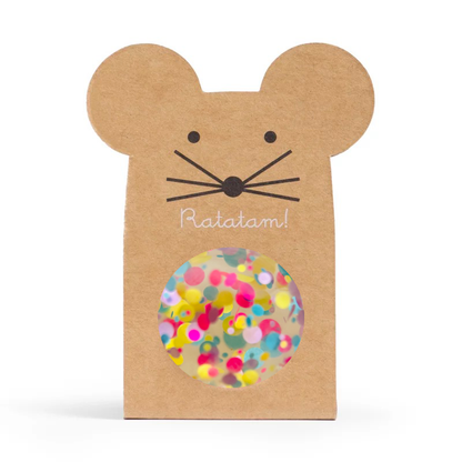 Flummi Maus Multico von Ratatam in Gelb – Nohna