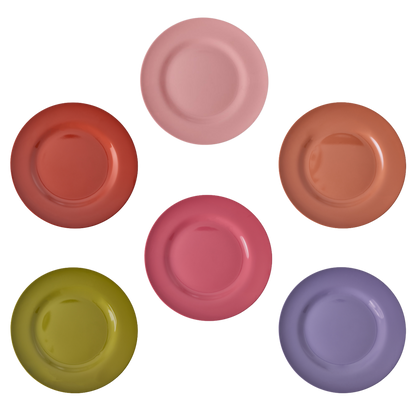 Teller einfarbig von RICE by RICE in Olive, Terracotta, Rot, Lila, Pink & Rosa – Nohna
