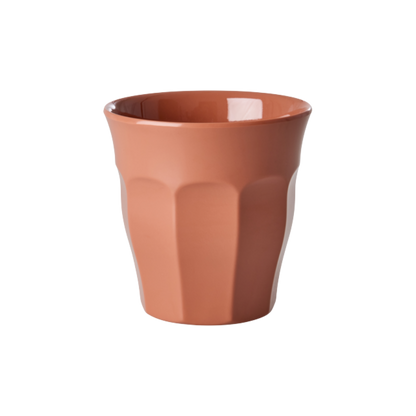 Becher einfarbig von RICE by RICE in Terracotta – Nohna