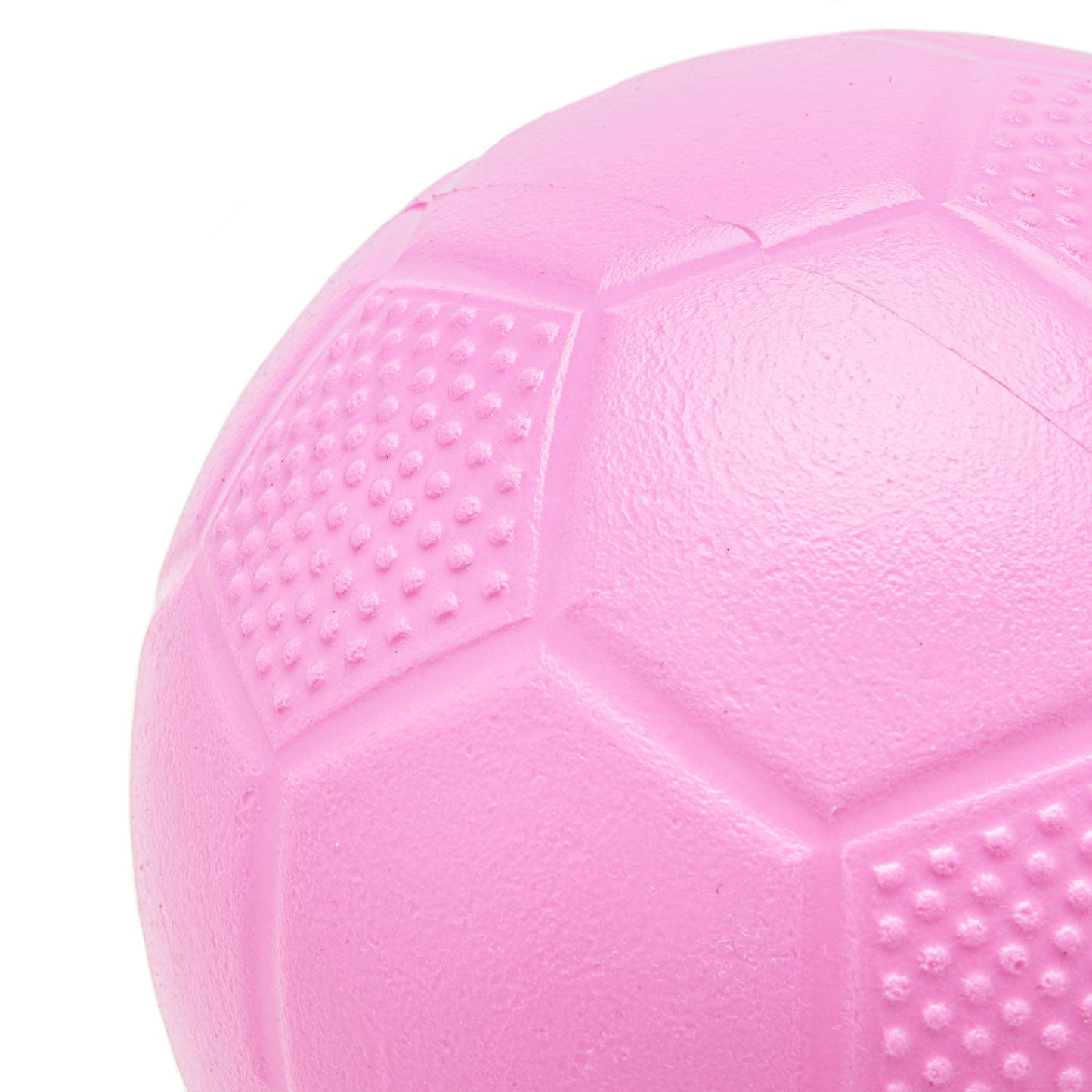 Kinder Fußball 18 cm in Blau und Rosa von Ratatam – Rosa Detailansicht - Nohna