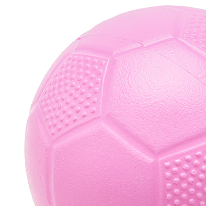 Kinder Fußball 18 cm in Blau und Rosa von Ratatam – Rosa Detailansicht - Nohna