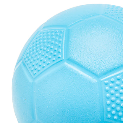 Kinder Fußball 18 cm in Blau und Rosa von Ratatam – Blau Detailansicht - Nohna