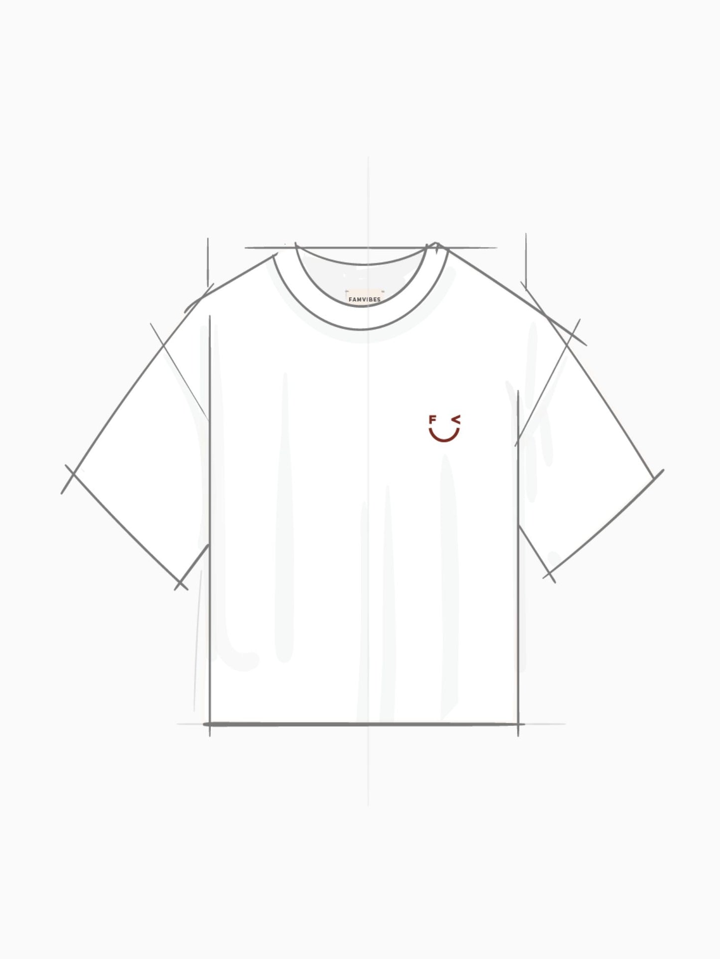 Icecream Shirt Unisex in Burgundy mit Backprint Frontansicht – Nohna