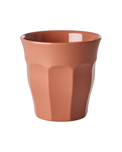 Becher einfarbig von RICE by RICE in Terracotta – Nohna