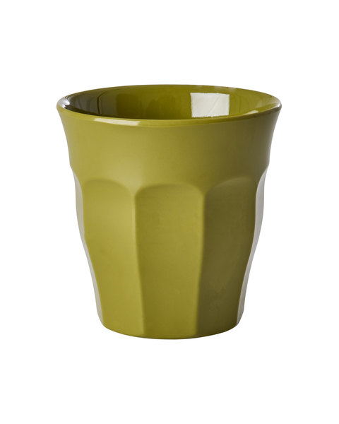 Becher einfarbig von RICE by RICE in Olive – Nohna
