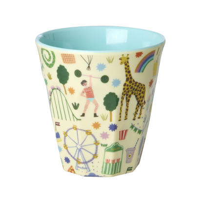 Kinderbecher Fun Fair Print von RICE by RICE in Mint – Nohna