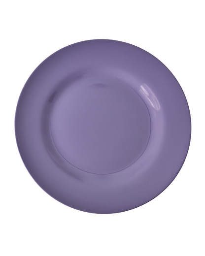 Teller einfarbig von RICE by RICE in Lila – Nohna