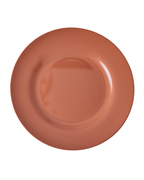 Teller einfarbig von RICE by RICE in Terracotta – Nohna