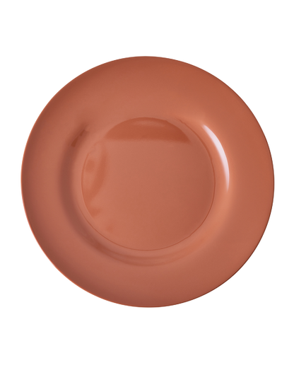 Teller einfarbig von RICE by RICE in Terracotta – Nohna