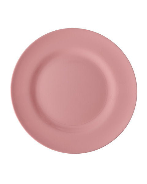 Teller einfarbig von RICE by RICE in Rosa – Nohna