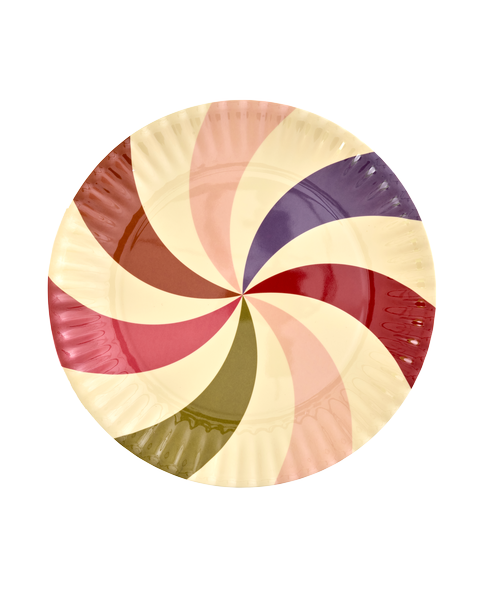 Runde Servierschale Multicolor von RICE by RICE – Nohna