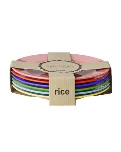 Beilagenteller in Rot, Rosa, Blau, Grün, Gelb, Hellblau von RICE by RICE – Verpackung - Nohna