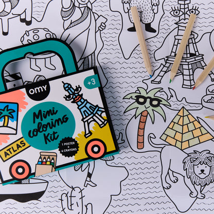 Mini Malset für Kinder Atlas - Nohna